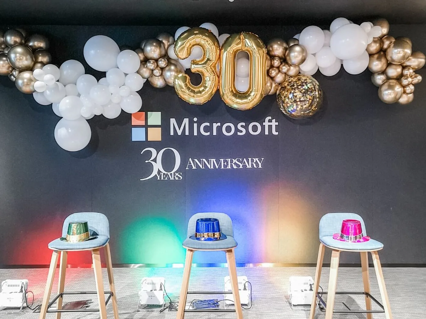 Corporate milestone celebration by The Happier Event Company