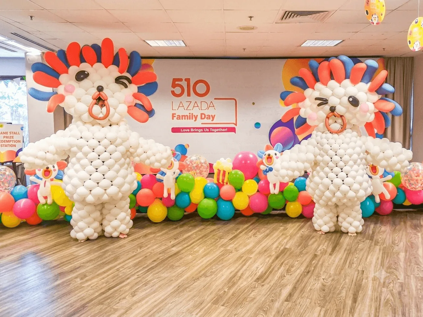 Company family day setup and décor by The Happier Event Company