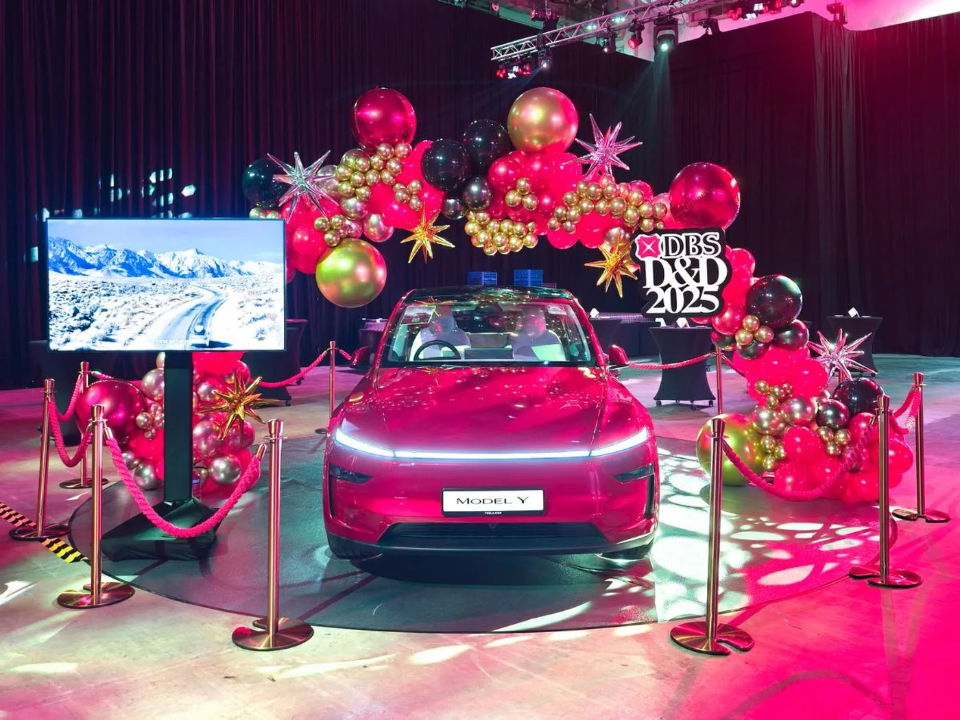 Corporate gala dinner and dance staging and décor by The Happier Event Company