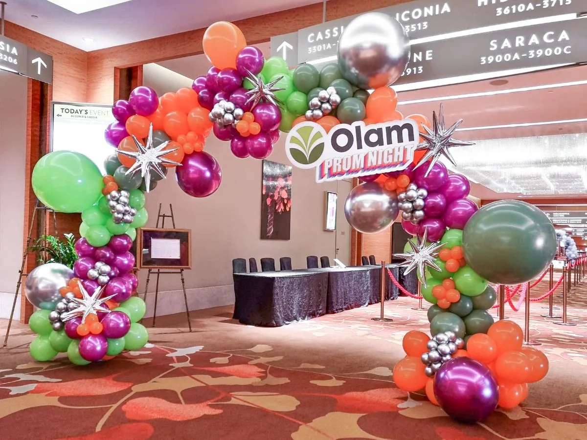Reception styling for a corporate dinner and dance by The Happier Event Company